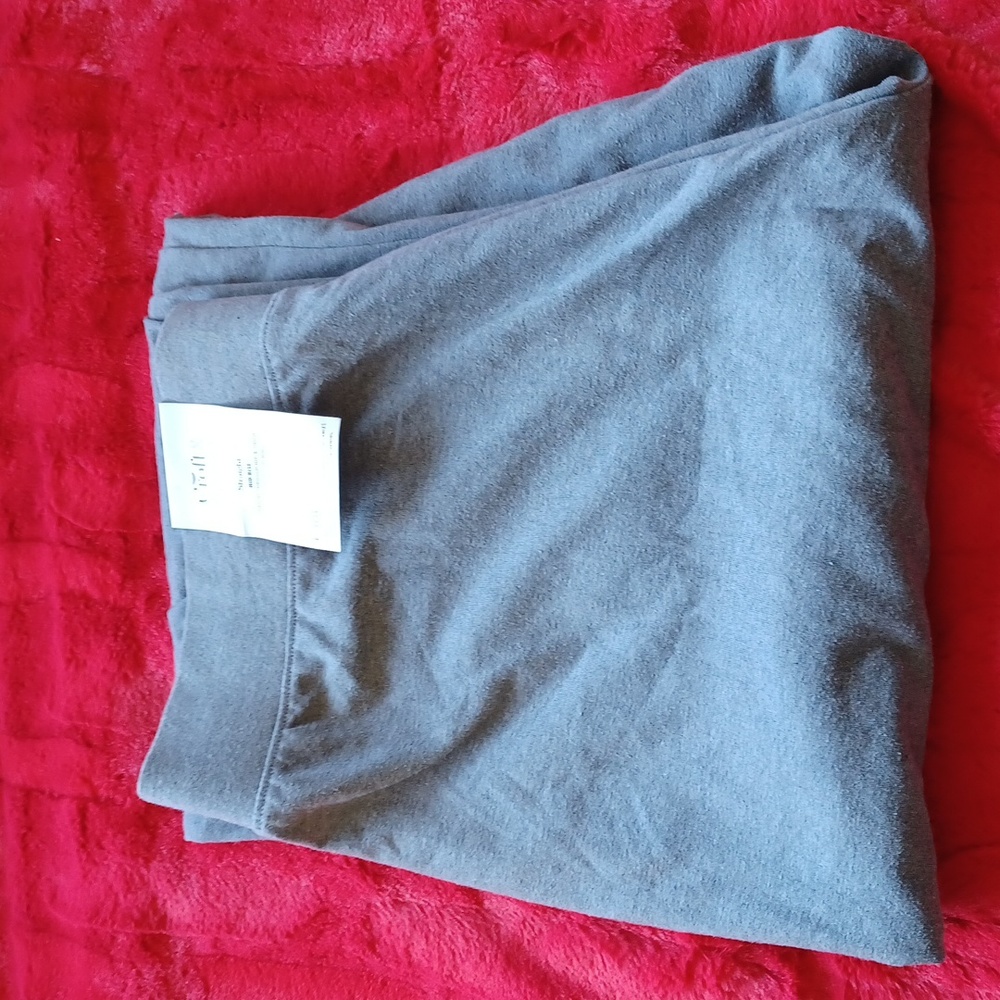 Croft & Barrow The Easy Knit Pant Gray Mid Rise Straight Leg XL WC24J001RNA